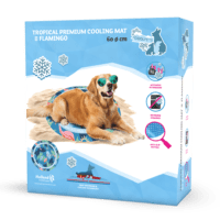 CoolPets Tropical Premium Cooling Mat Flamingo