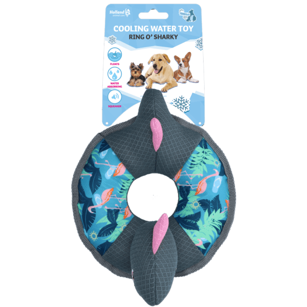 CoolPets Ring o'  Sharky (Flamingo)