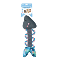 CoolPets Pull me! Fishy rope (Flamingo)