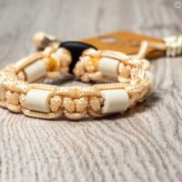 paracord tekenband creme