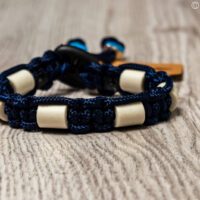 paracord tekenband donkerblauw