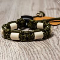 paracord tekenband donkergroen