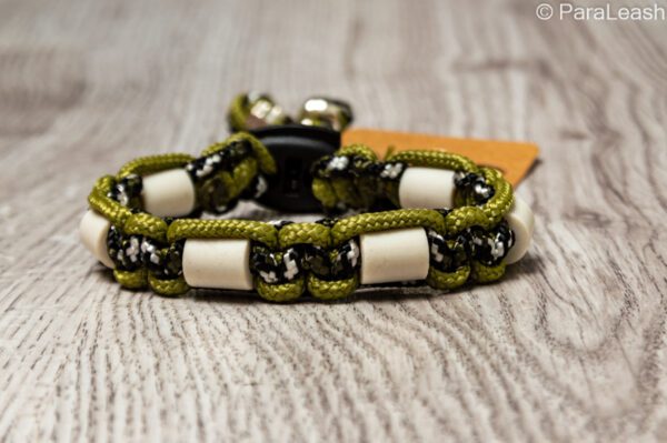 paracord tekenband groen multi