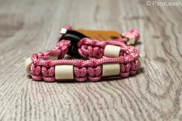 paracord tekenband roze