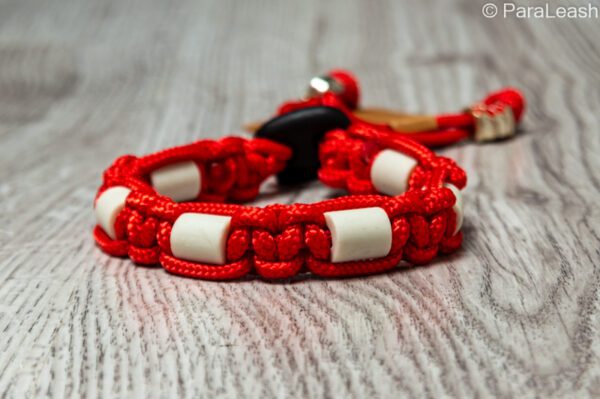 paracord tekenband lichtrood